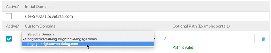 sélectionner un domaine